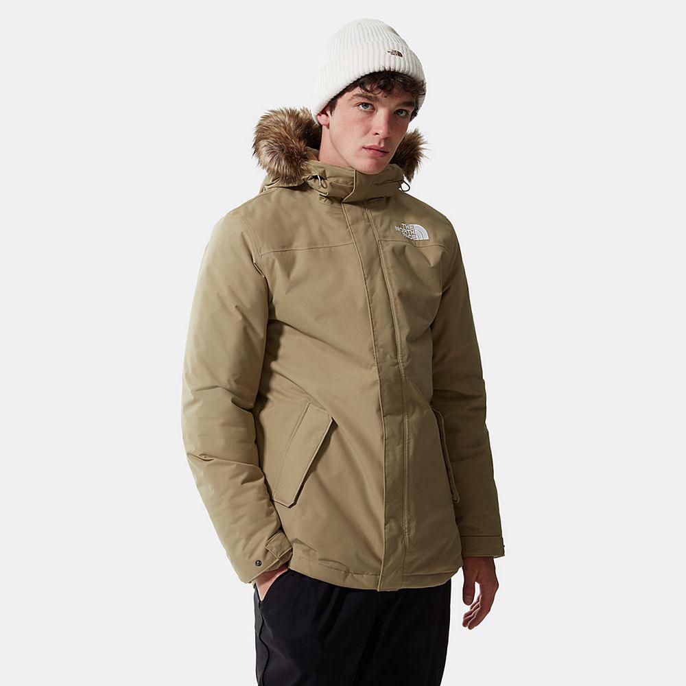 The North Face Zaneck Ανδρικα Πανωφόρια - Χακί (QSOU89762)